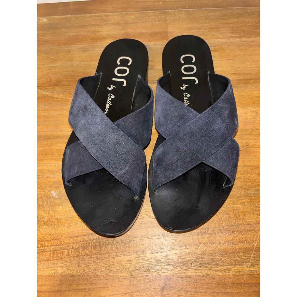 Calleen Cordero U.S.A Handmade In LA Sliders Sandal Women's Sz 8.5 - Picture 2 of 9